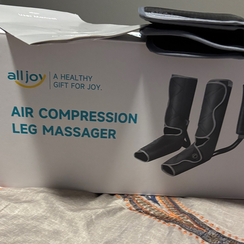 ALLOY Black Air Compression Leg Massager